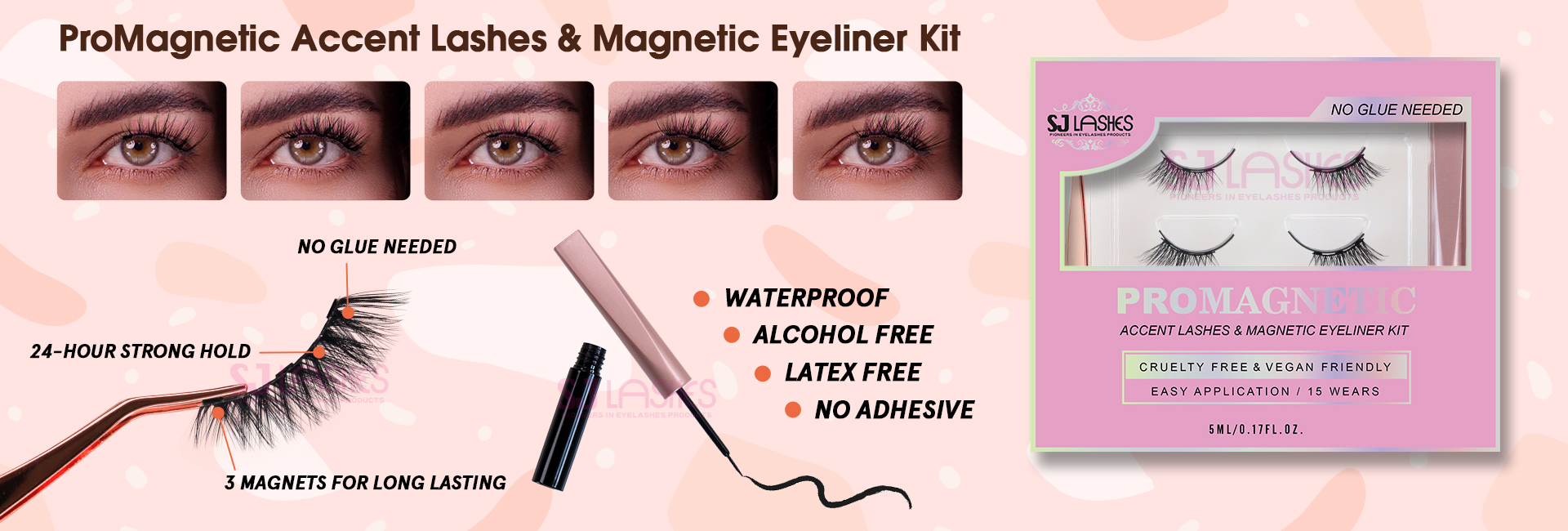 ProMagnetic Accent Lashes & Magnetic Eyeliner Kit