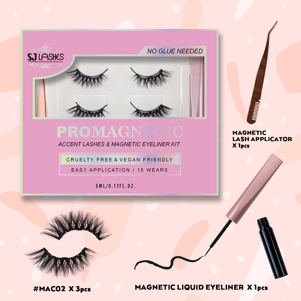 ProMagnetic Accent Lashes & Magnetic Eyeliner Kit #MAC02