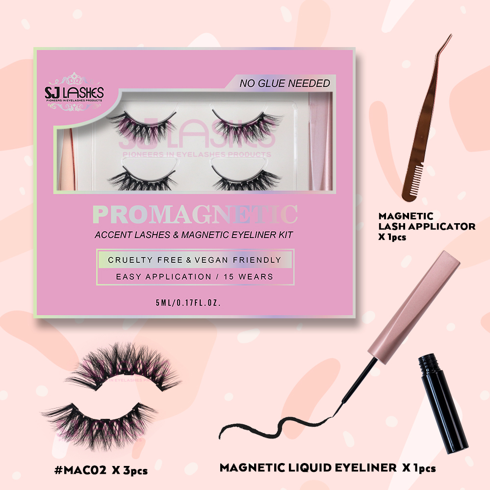 ProMagnetic Accent Lashes & Magnetic Eyeliner Kit #MAC02