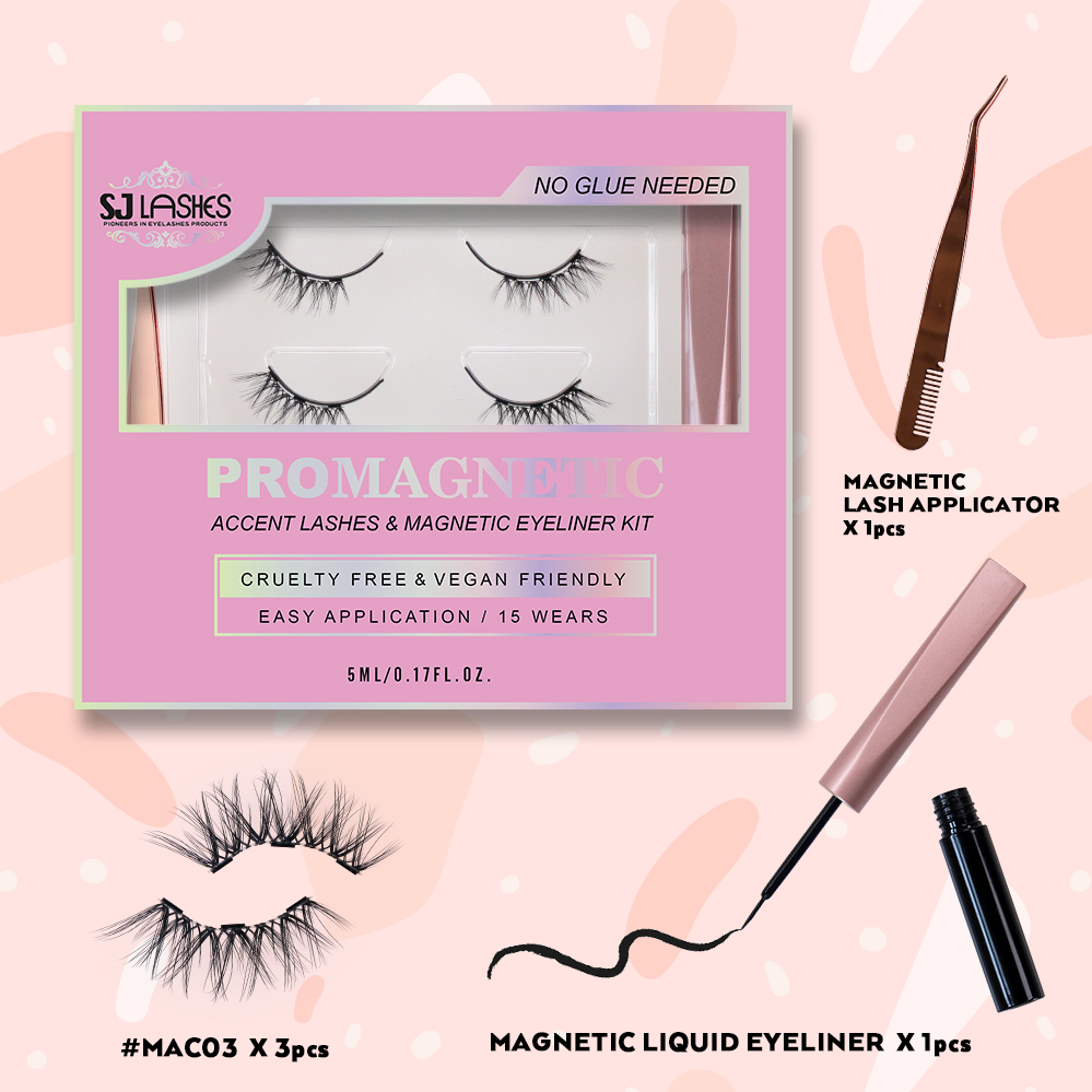 ProMagnetic Accent Lashes & Magnetic Eyeliner Kit #MAC03