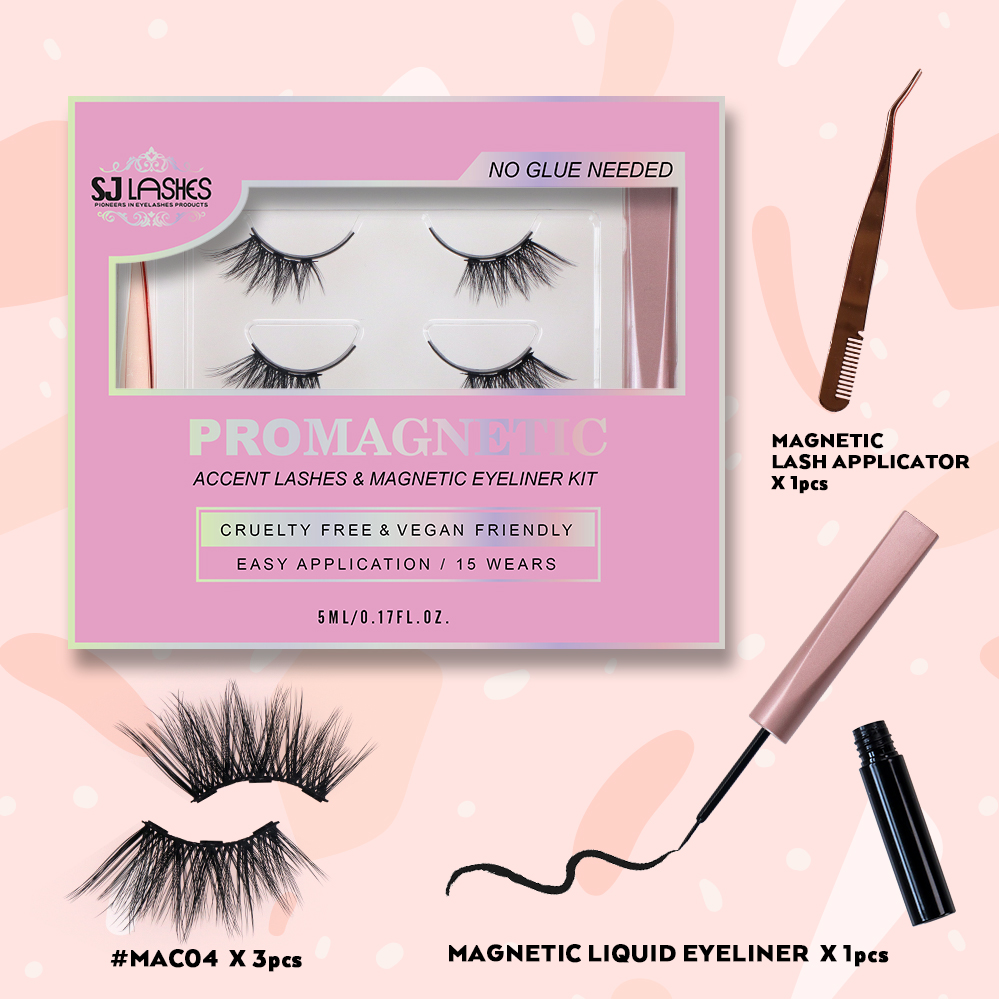 ProMagnetic Accent Lashes & Magnetic Eyeliner Kit #MAC04