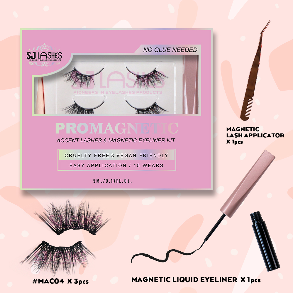 ProMagnetic Accent Lashes & Magnetic Eyeliner Kit #MAC04