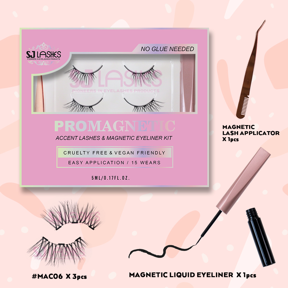 ProMagnetic Accent Lashes & Magnetic Eyeliner Kit #MAC06