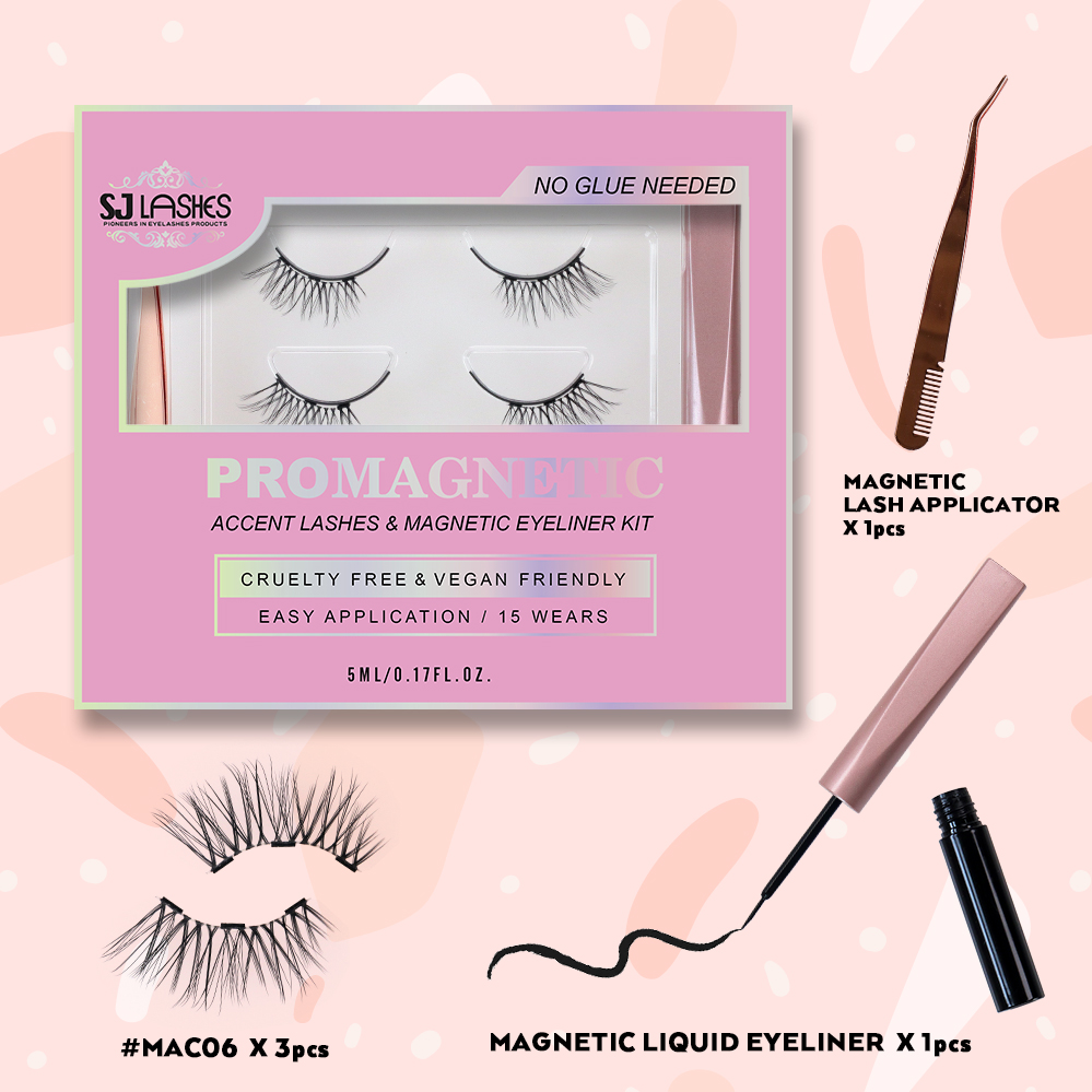 ProMagnetic Accent Lashes & Magnetic Eyeliner Kit #MAC06