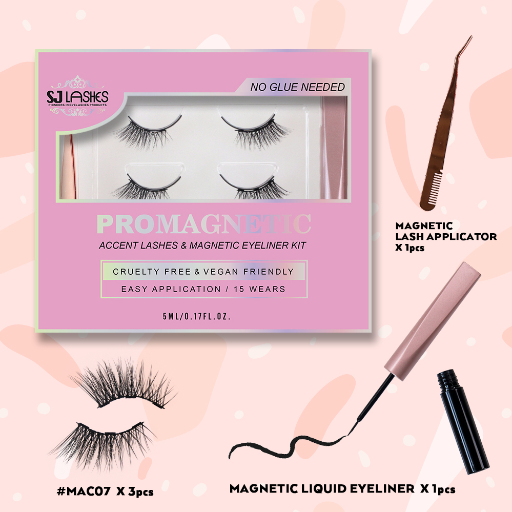 ProMagnetic Accent Lashes & Magnetic Eyeliner Kit #MAC07