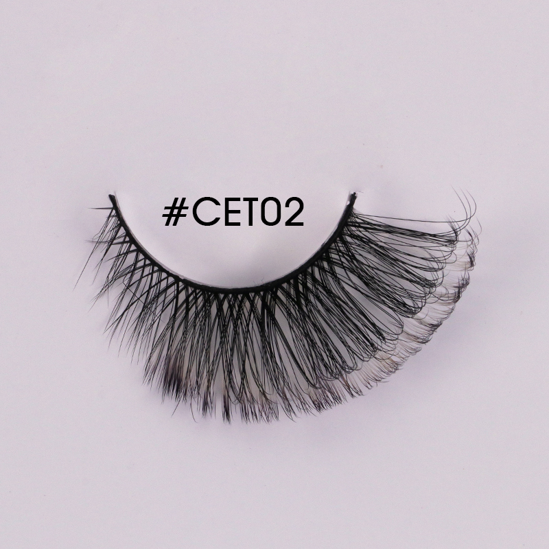 Colorful Russian Hybrid Strip Lashes #CET02