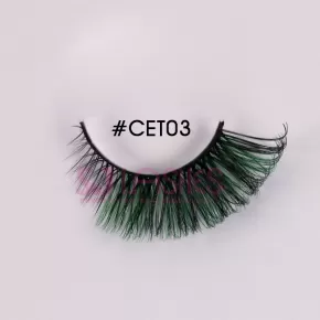 Colorful Russian Hybrid Strip Lashes #CET03