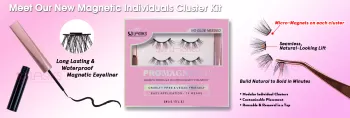 Effortless Magnetic Individuals Cluster Lashes: Fast, Flexible, Easy to Glam