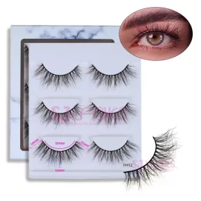 3D ULTRA FLUFFY MINK LASHES #FM12