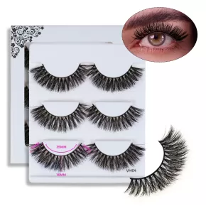 MATTE BLACK LUXURY VOLUME MINK LASHES #VM04