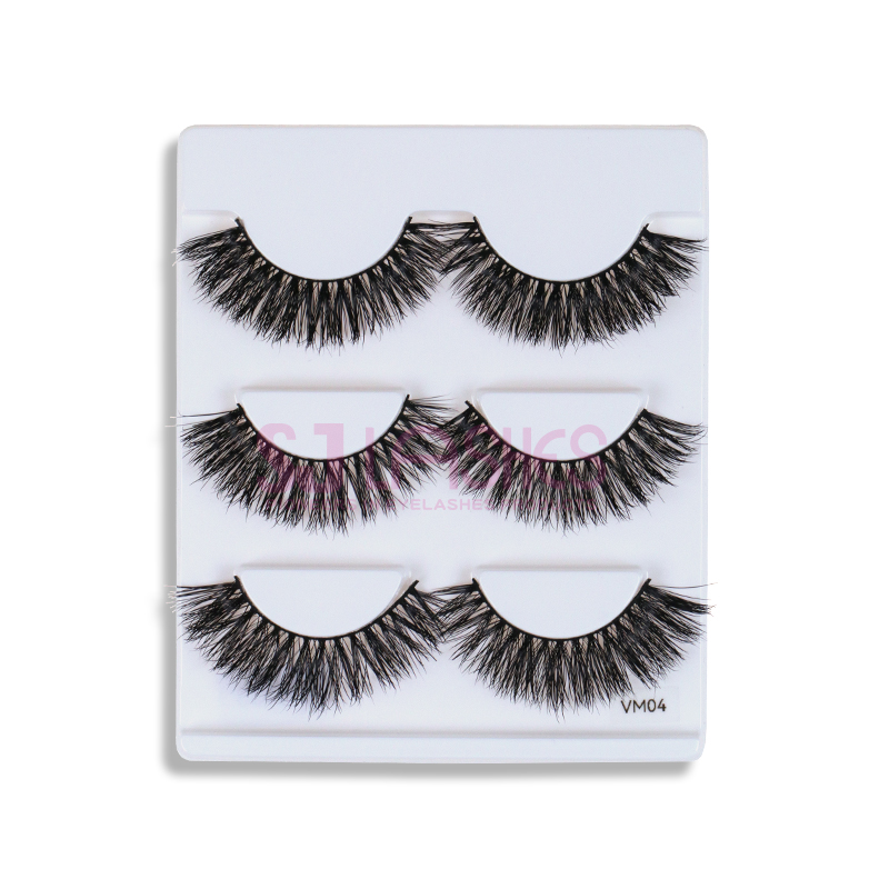 MATTE BLACK LUXURY VOLUME MINK LASHES #VM04