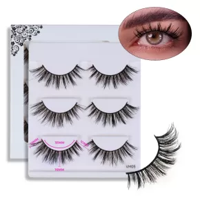MATTE BLACK LUXURY VOLUME MINK LASHES #VM05
