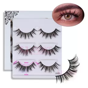 MATTE BLACK LUXURY VOLUME MINK LASHES #VM05
