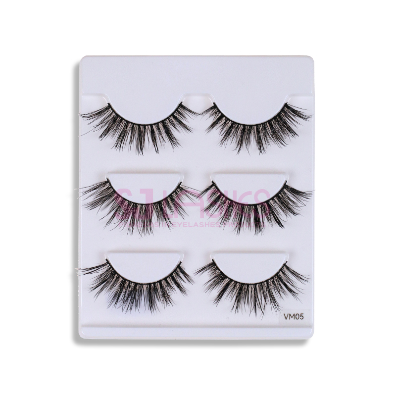 MATTE BLACK LUXURY VOLUME MINK LASHES #VM05