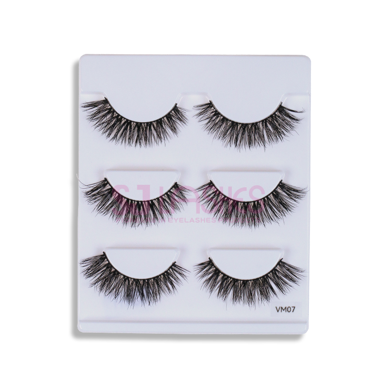 MATTE BLACK LUXURY VOLUME MINK LASHES #VM07