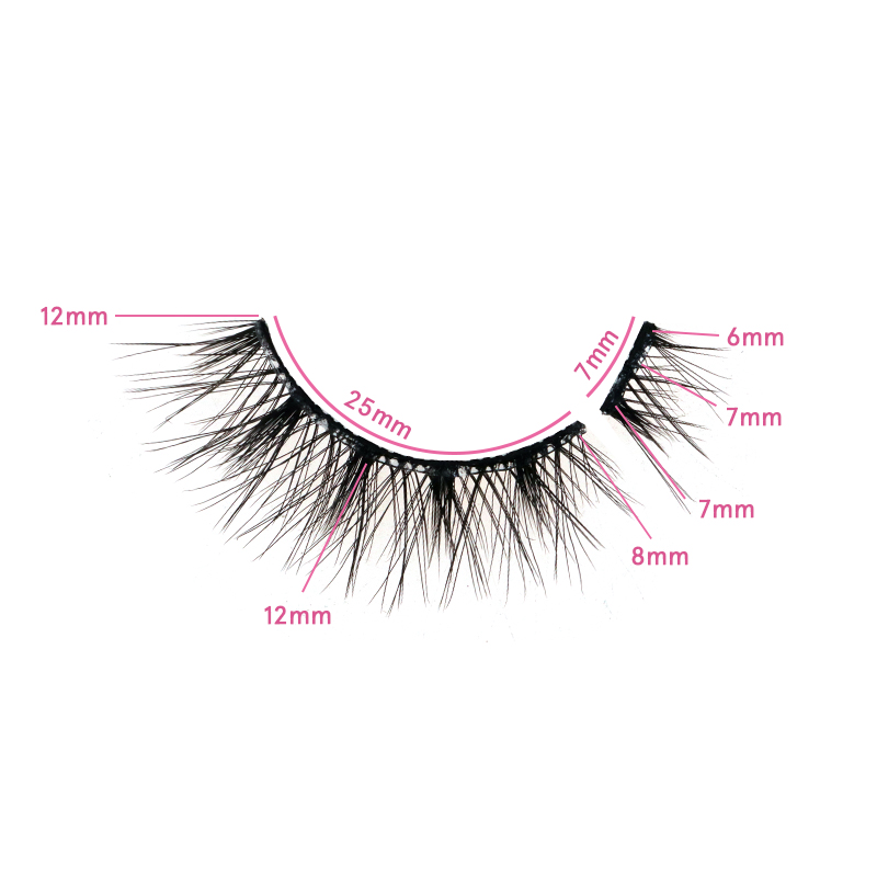 Pre-Glued Half Lashes #GH02