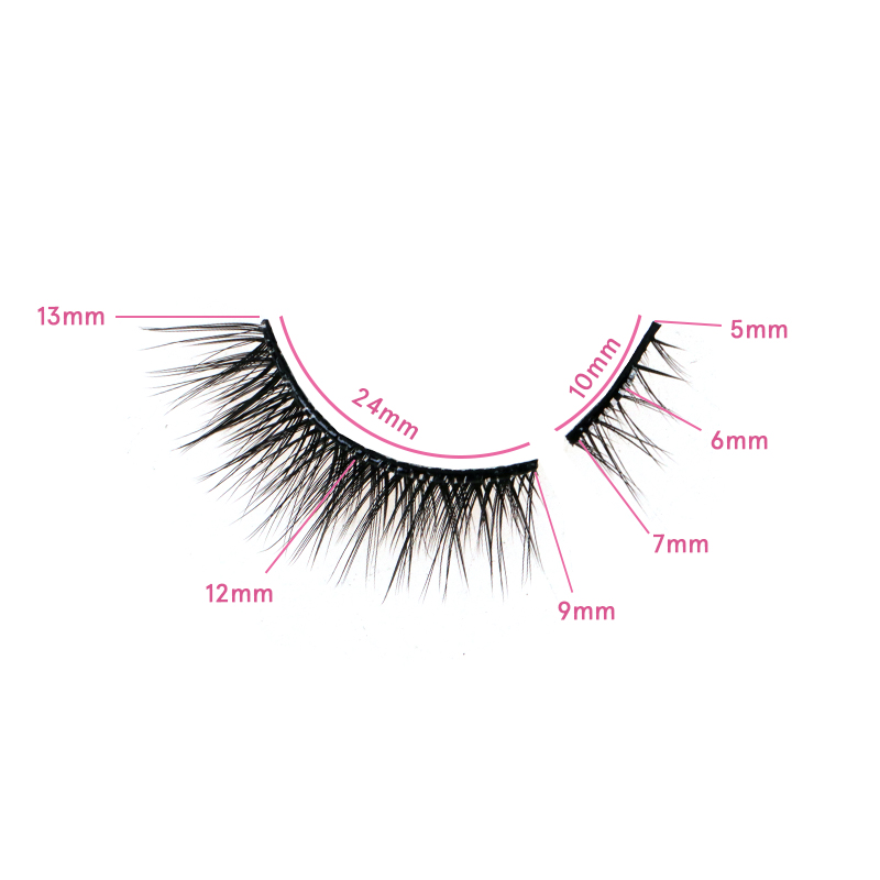 Pre-Glued Half Lashes #GH03