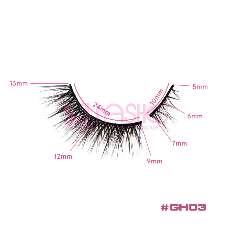 Pre-Glued Half Lashes #GH03