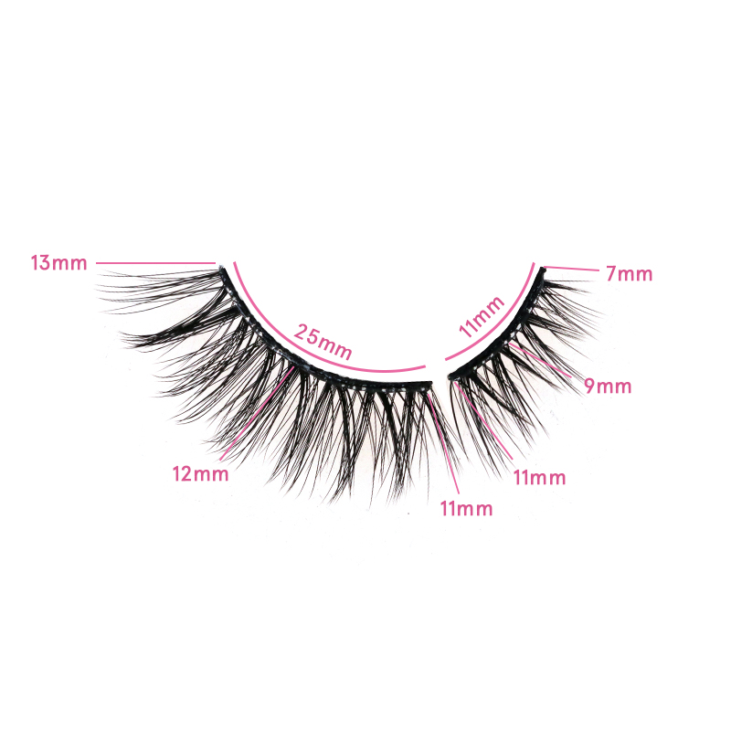Pre-Glued Half Lashes #GH07
