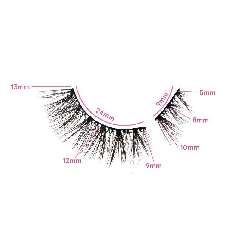 Pre-Glued Half Lashes #GH08
