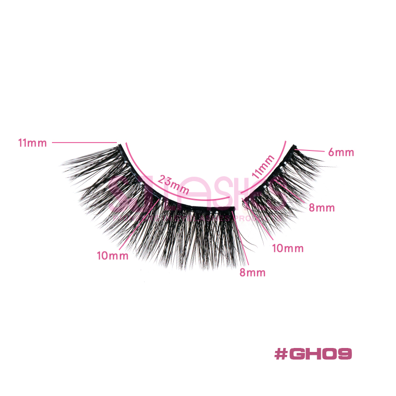 Pre-Glued Half Lashes #GH09