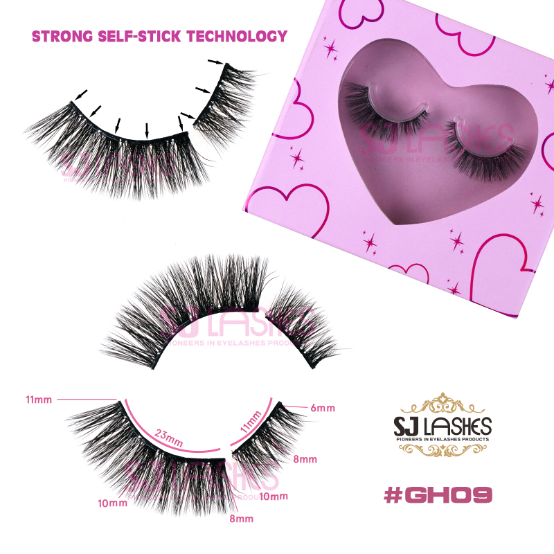 Pre-Glued Half Lashes #GH09