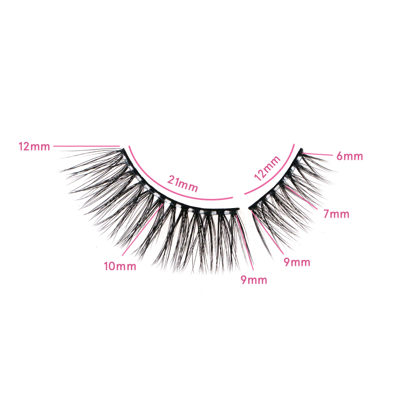 Pre-Glued Half Lashes #GH11