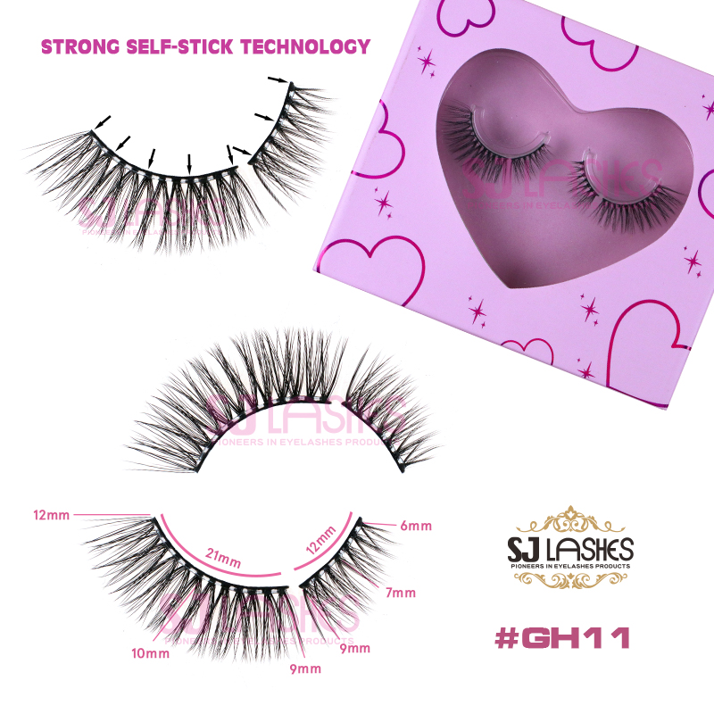 Pre-Glued Half Lashes #GH11