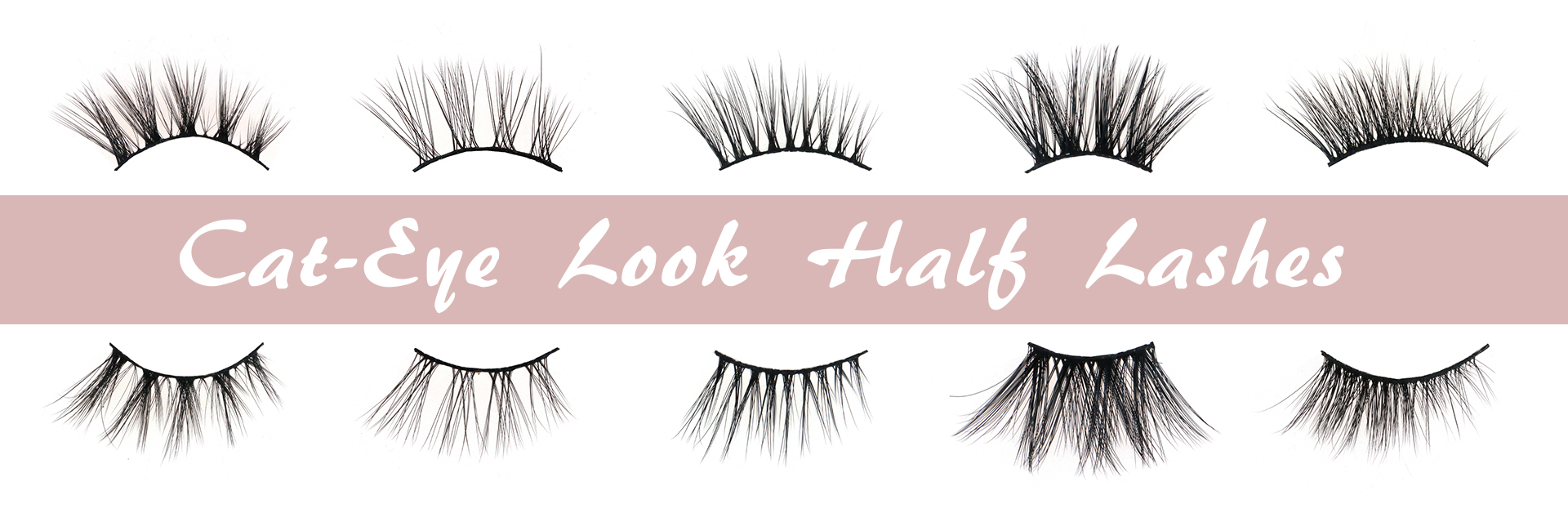 Cat-Eye Look Half Lashes