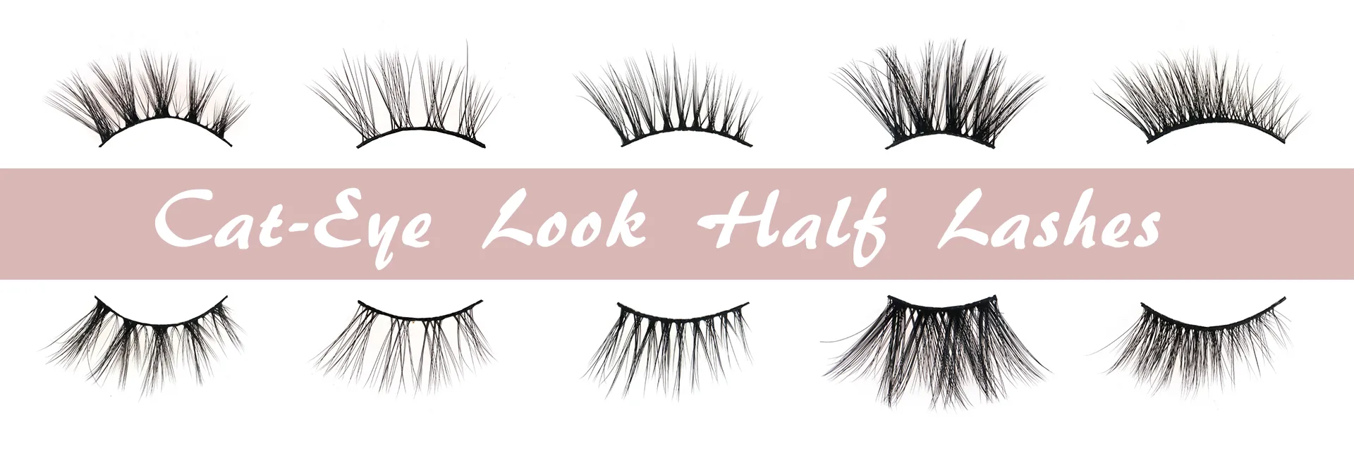 Cat-Eye Look Half Lashes