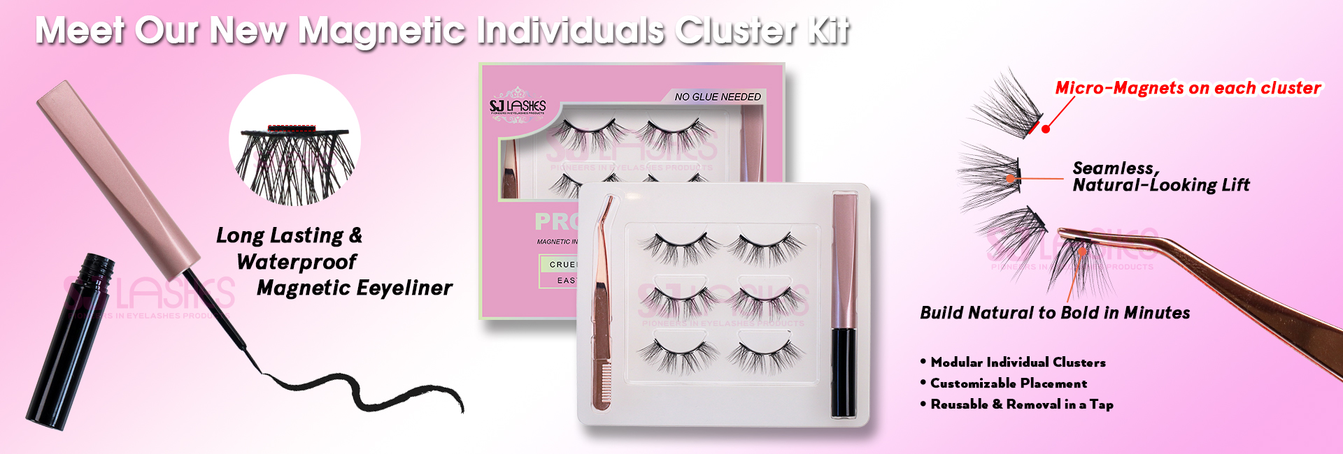 Magnetic Individuals Cluster & Magnetic Eyeliner Kit