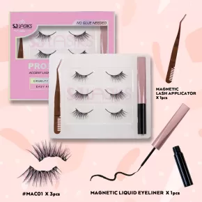 Accent Lashes & Magnetic Eyeliner Kit #MAC01