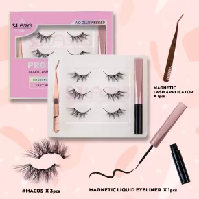 Accent Lashes & Magnetic Eyeliner Kit #MAC05