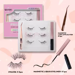 Accent Lashes & Magnetic Eyeliner Kit #MAC06