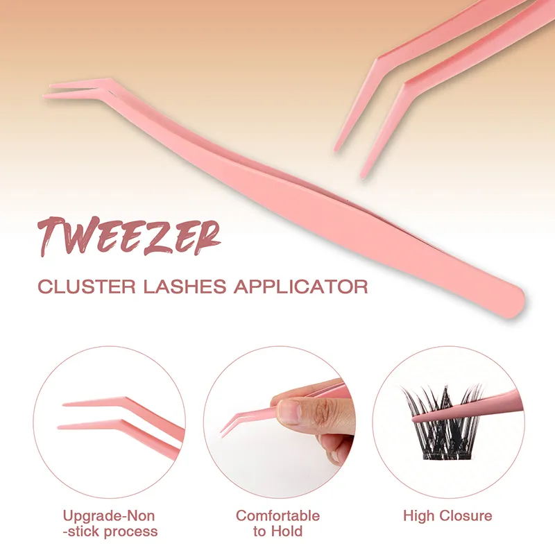 PRE-MAPPED "CONTOUR-STRIP' Pre-Glued Cluster Lash Kit