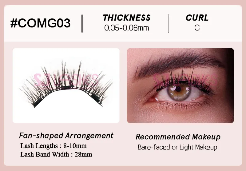 Magic Magnetic Christmas Lashes#COMG03