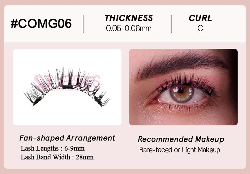 Magic Magnetic Christmas Lashes#COMG06