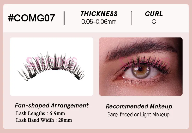 Magic Magnetic Christmas Lashes#COMG07