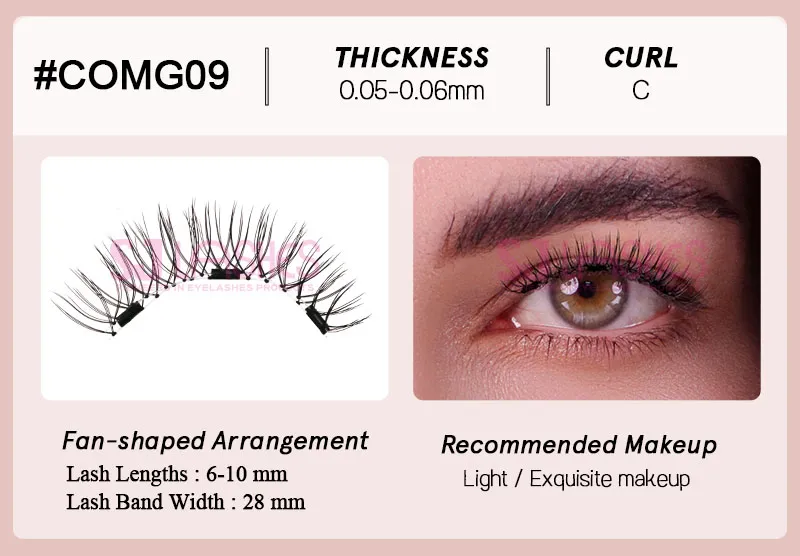 Magic Magnetic Christmas Lashes#COMG09