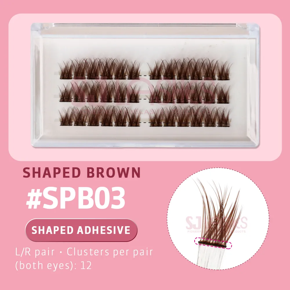 SPB · SHAPED ADHESIVE BROWN