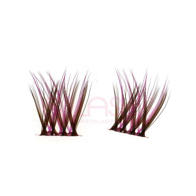 Brown Color DIY Cluster Lashes